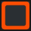 Black Medium Square