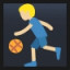 Person Bouncing Ball - Medium-Light Skin Tone