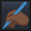 Writing Hand - Dark Skin Tone