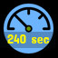 Slow down 240 sec