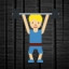 Man Lifting Weights - Medium-Light Skin Tone