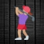 Woman Golfing - Medium Skin Tone