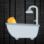Person Taking Bath