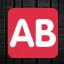 Ab Button (blood Type)