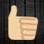Thumbs Up - Medium-Light Skin Tone