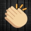 Clapping Hands - Medium-Light Skin Tone