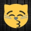 Kissing Cat Face With Closed Eyes