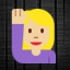 Person Raising Hand - Medium-Light Skin Tone