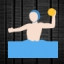Man Playing Water Polo - Light Skin Tone