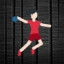 Woman Playing Handball - Light Skin Tone