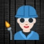 Woman Factory Worker - Light Skin Tone