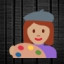 Woman Artist - Medium Skin Tone