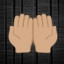 Palms Up Together - Medium Skin Tone
