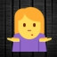 Woman Shrugging