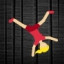 Person Cartwheeling - Medium-Light Skin Tone