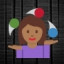 Woman Juggling - Medium-Dark Skin Tone