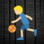 Man Bouncing Ball - Medium-Light Skin Tone