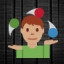 Man Juggling - Medium Skin Tone