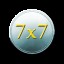 7-by-7 Clouded