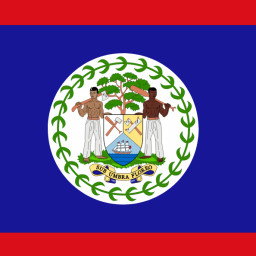 National flag of Belize