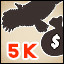 5000 bags under vulture shot!